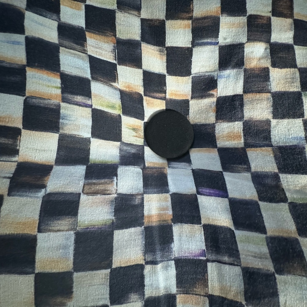 Mackenzie Childs chair cushion - Picture 2 of 8